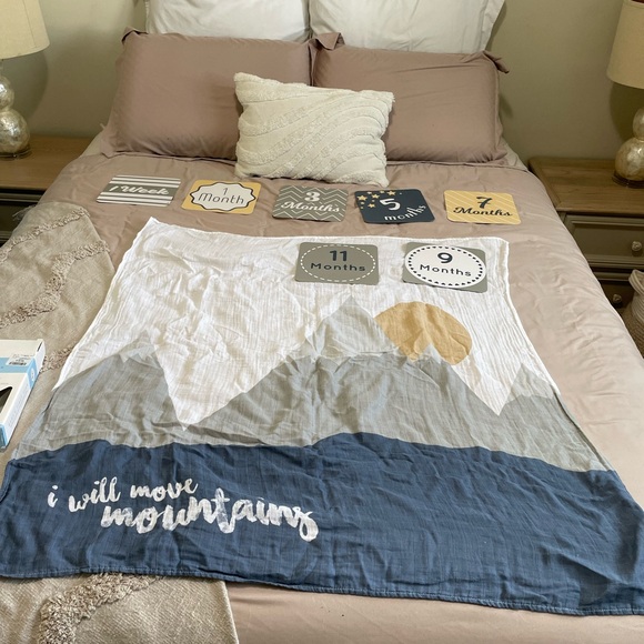 *SOLD*Baby Milestone Blanket - Picture 2 of 4